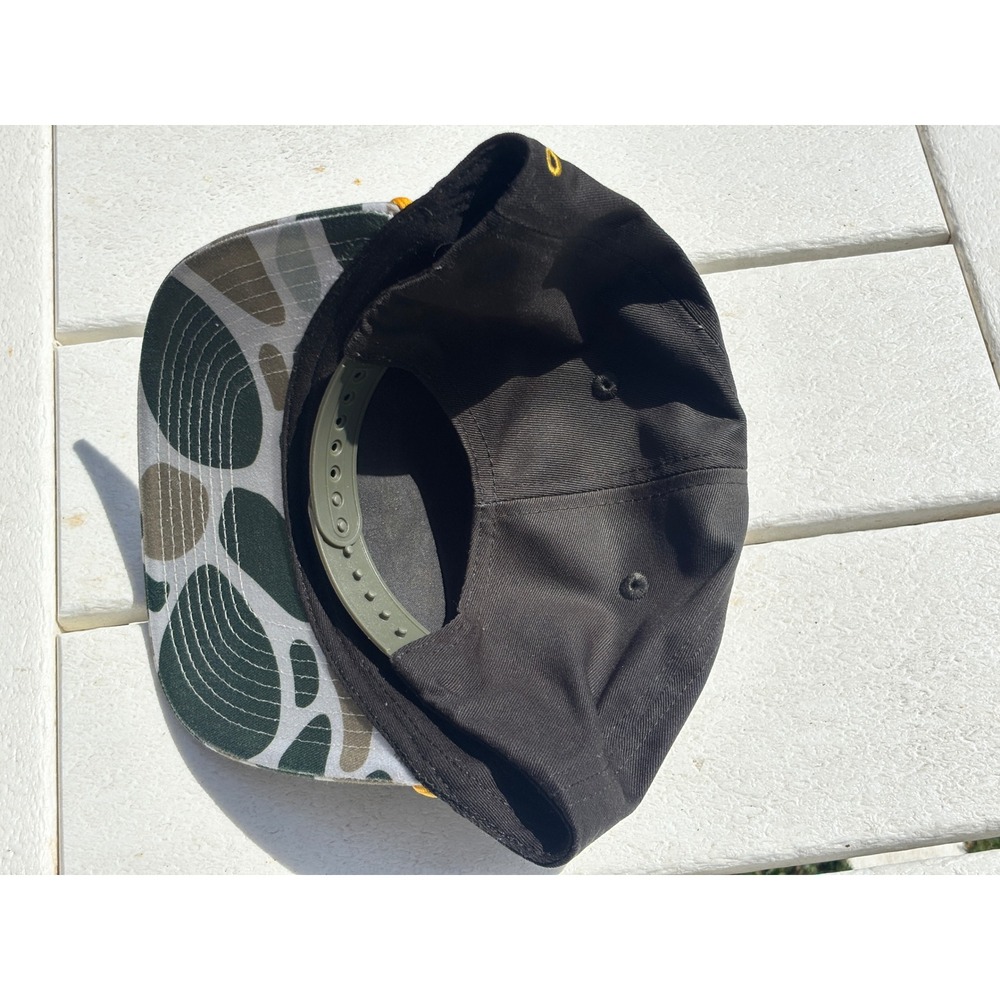 Southern String Hat Co Trout Fish Snapback Hat Black Duck Camo Rope Trucker Cap - Picture 4 of 5